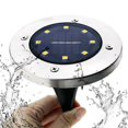 thumbnail image 1 of ISTAR Solaire Alimenté 4Pcs LED dans le Sol Lampadaire Extérieur Chemin Décor de Jardin, 1 of 10