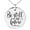 Black, variant on Stainless Steel Be Still & Know Psalm 46:10 Engraved Small Medallion Circle Charm Pendant Necklace