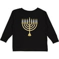 thumbnail image 3 of Inktastic Chanukah Hanukah Menorah Boys or Girls Long Sleeve Toddler T-Shirt, 3 of 5