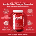 thumbnail image 6 of Goli Nutrition Apple Cider Vinegar Vegan Gummies, 60 Count, 6 of 8