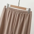 thumbnail image 5 of HVOBTTY Women's Long Pajama Pants, Pajama Pants for Women, Women's Fashion Casual Thickened Warm Loose Homewear Elastic Waist Sleepwear Pants Khaki, XL, 5 of 5