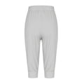 thumbnail image 4 of WILLBEST Pantalones Cortos con Bolsillos y Cordón con Estampado Casual de Moda para Mujer, Diseño Moderno, Elegante y Cómodo para Uso Diario. Mediana, 4 of 5