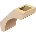 thumbnail image 5 of Ekena Millwork 5"W x 10"D x 10"H Legacy Rough Cedar Woodgrain TimberThane Knee Brace, Primed, 5 of 6