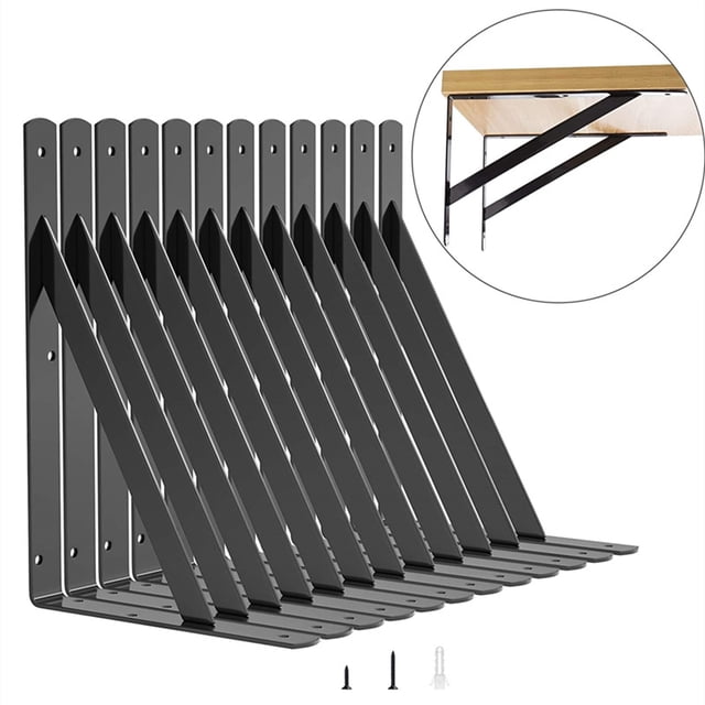 Diseño de moda, marco de soporte triangular de pared práctico y duradero, partición de soporte triangular, marco de carga resistente