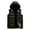 Army Green, variant on Puffer Vests for Men Warm Jackets Zip Front Sleeveless Thick Winter Outerwear With Multi Storage Cargo Pockets Windproof Daily Casual Layer Top Men Clothings