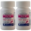 Diphenhydramine 25 mg Generic Benadryl Allergy Medicine and Antihistamine 100 Minitabs per Bottle PACK of 2
