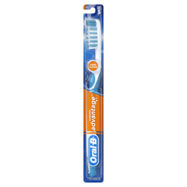 expand Powerful clergyman Oral-B Complete Advantage Deep Clean Large Head Soft Toothbrush 1 ea -  Walmart.com