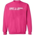 thumbnail image 2 of OXI Crewneck Sweatshirt - Annoy a Liberal, Basic Casual Sweatshirts for Men's and Women Fleece Sweatshirt Long Sleeve - Heliconia X-Large, 2 of 2