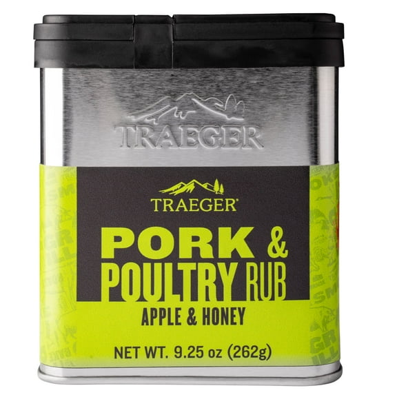 Traeger Grills SPC171 Pork and MDA05 Poultry Rub with Apple and Honey