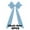 Light Blue, variant on 2PCS Giant Christmas Blue Chair Bow Decorations Large Christmas Velvet Bows for Dining Chairs, Weddings, Holiday Parties, Home & Office Decor