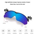 thumbnail image 3 of Sombrero Viseras Gafas Con Clip Ajustables para Senderismo Golf, 3 of 9