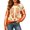 Orange#40831GG, variant on Hearthz Halloween Womens Knit Sweater Skeleton Holiday Print Casual Sweaters for Women Textured Knit Long Sleeve Crew Neck Pull Over Womens Sweaters