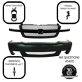 thumbnail image 3 of DCP Front Bumper Cover & Grille Kit For Chevrolet Silverado 1500 2003-2007 SS Only, 3 of 7