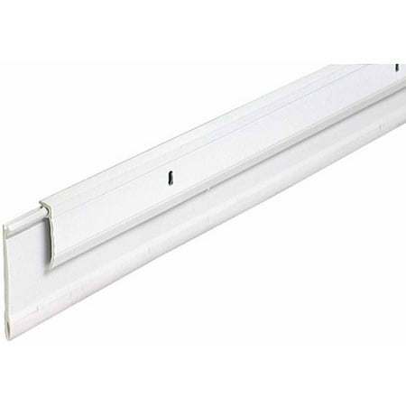 Md Products 05769 36 inch White Heavy Duty Aluminum and Vinyl Door Sweep