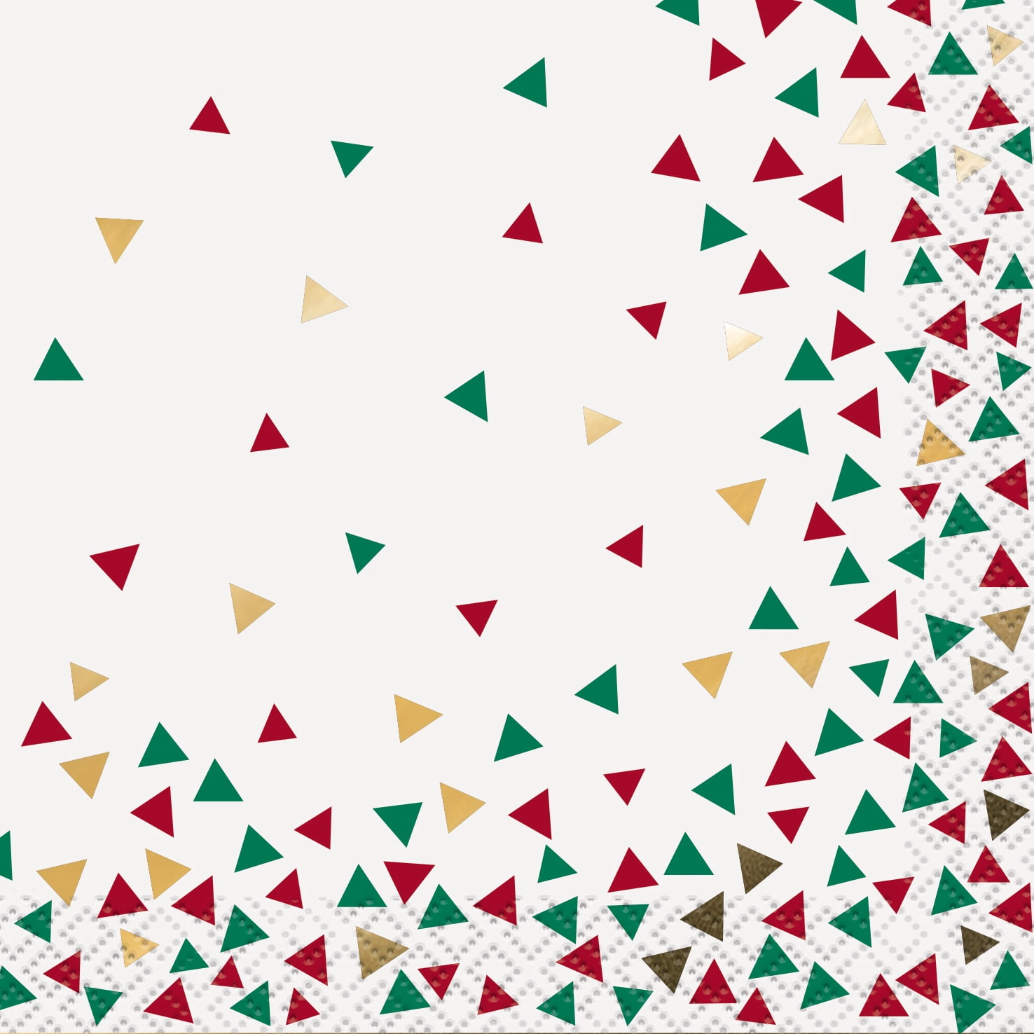 Chic Christmas Paper Cocktail Napkins, 5in, 16ct