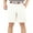 White, variant on Aimik Hanes Men's Classic Weekend Oxford Pleated Front Golf Shorts Sports Gym Shorts Dress Shorts White S