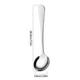 thumbnail image 3 of Miyuadkai Under 1 $, Spoon Household Eating Spoon, Stainless Spoon Household Spoon Dining Spoon Long Handle Stirring Coffee Spoon Dessert Spoon Western Tableware, 1 Spoon, 3 of 3