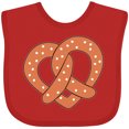 thumbnail image 3 of Inktastic Heart-shaped Pretzel Boys or Girls Baby Bib, 3 of 4