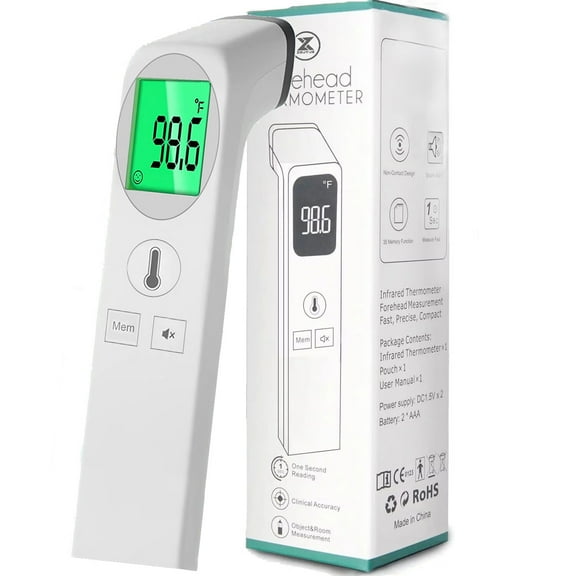 Digital Thermometer for Adults Non Contact Infrared Baby Thermometer Forehead Scan