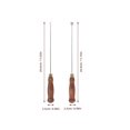 thumbnail image 2 of CATIEBYE 1Set Brown Wood and Metal Piano Tuning Wrench Tool Kit for Effective Piano Maintenance, 2 of 8