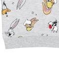 thumbnail image 5 of SPACE JAM Looney Tunes Daffy Duck Bugs Bunny Sylvester Big Girls French Terry Sweatshirt Toddler to Big Kid, 5 of 5