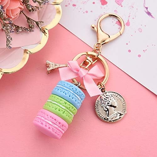 Macaron keychain souvenir Macaron purple