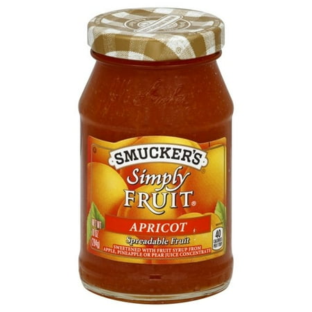 Smucker's Simply Apricot Spread, 10-Ounce