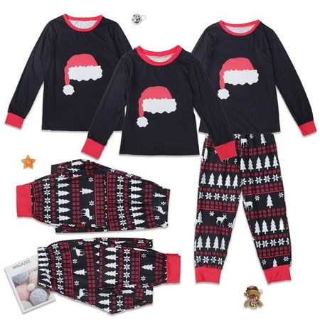 

Cuhas Christmas Kids T-shirt Pants Family Pajamas Sleepwear Outfits