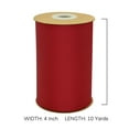 thumbnail image 3 of 4 Inch Grosgrain Ribbon - 10 Yards Craft Ribbon for Gift Wrapping, Wedding Decor, Hair Bows & DIY Projects Red, 3 of 6