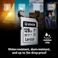 thumbnail image 3 of Memory Card Lexar Armor Silver PRO 128GB SDXC UHS-II V60, 3 of 7