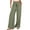 Green, variant on Dianli Solid Long Wide Leg Pants High Waist Baggy Linen Outfit Holiday Gift Finder Women's Loose Wide Leg Pants High Waist Straight Pants Casual Pants Coffee M