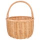 thumbnail image 1 of Cesta de picnic de mimbre tejida a mano, rústica, con asa, para niña de las flores, organizador de verduras de cocina para bodas y reuniones., 1 of 5
