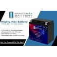 thumbnail image 2 of YTX14L-BS Battery for Harley-Davidson 883CC XL, XLH (Sportster) 2007, 2 of 6