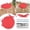 Red, variant on Round Chair Seat Pads for Indoor and Outdoor Use, Circular Waterproof Chair Cushions for Garden Dining Bistro Patio Office Coffee Shop, Non Bottom