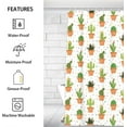 thumbnail image 2 of Colorful Cartoon Cactus Shower Curtain for Bathroom Shower Curtain Set with 12 Hooks Waterproof Fabric Bath Curtain for Bathtub Restroom Decor, 72 X 72 in, 2 of 6