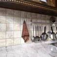 thumbnail image 4 of Toallero de cocina Gancho adhesivo Gancho de pared Toallero de cocina Toallero de té de acero inoxidable Perchero de baño Gancho de soporte 2 piezas Cepillado moderno, Vhermosa YQ-1880, 4 of 4