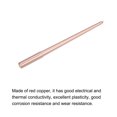 thumbnail image 3 of Rojo Cobre Electrodos, para Chispa EDM Electrodo Descarga, 3,7mm 50 Grados Punta 120mm Longitud, 3 of 4