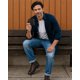 thumbnail image 2 of Cartera Hombre Piel Genuina Pull Up Ligero Curvas chocolate, 2 of 11