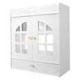 thumbnail image 1 of OUNONA Bathroom Wall Storage Cabinet with Multi-layered Design Plastic 1Pack, 1 of 8