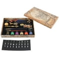 thumbnail image 2 of Quill Pen Ink Set, Feather Quill Pen And Ink Kit With Feather Dip Pen /Glass Dip Pen /18 Pcs Replacement Nibs /6 Pcs Ink /Fire Lacquer Wax Particles, Ideal Gift Kit For Writing, 2 of 8