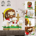 thumbnail image 6 of 277 PCS MOC Christ Jesus with Sheep Model Building Blocks Divine Shepherd Toys, 6 of 11