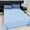 Sky Blue, variant on DELESYS Flat Sheet - Cotton Flat Sheet - Soft and Fade, Wrinkle-Free, Stain Resistance Flat Bed Sheet - Hotel Quality Top Sheet, 150*230cm