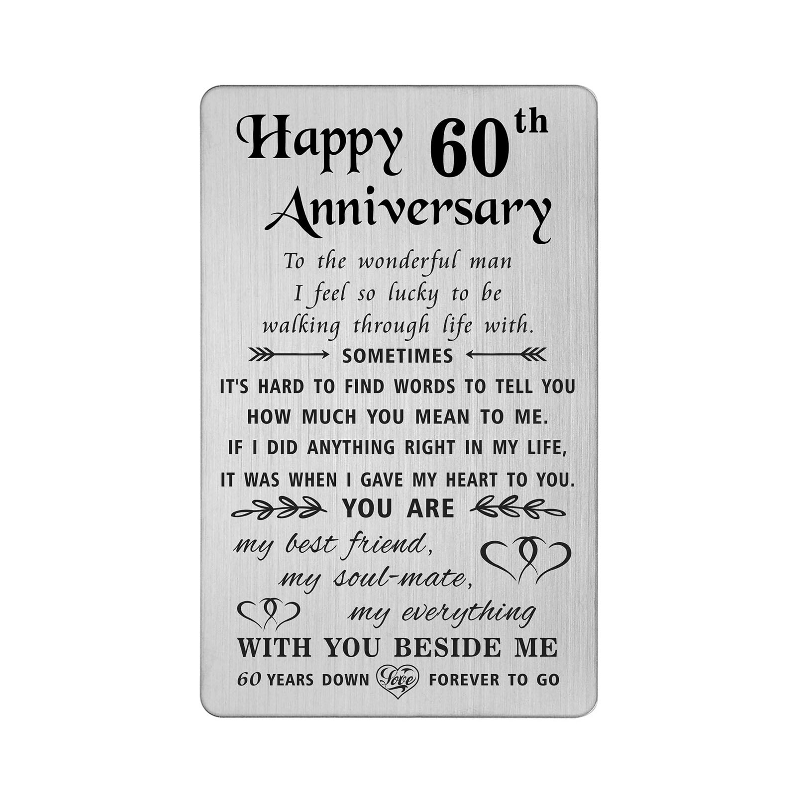 60th anniversary wishes