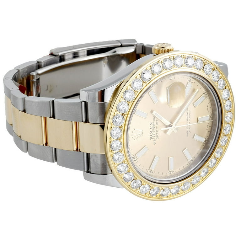 mooonです Rolex 126234-0022 Datejust Aubergine Purple Diamond Roman