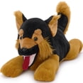 thumbnail image 3 of MorisMos 28'' German Shepherd Stuffed Animal Giant Dog Plush Toy, 3 of 7