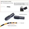 thumbnail image 2 of Naiovety RISK Bicycles Cable Pipe Aleación de aluminio Bike Cord Cover Tube Extraíble Exterior Ciclismo Ciclismo Wire Line Protector Ciclismo Rojo Bicicleta de montaña Naiovety OD025966-05, 2 of 6