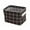 black, green, gray, variant on Small Foldable Storage Bins Baskets,Collapsible Fabric Shelf Organizer with Handles for Bathroom Toys Nursery Kids Toddlers Home and Office,14.9 x 5.5 x 6.3 inch