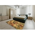 thumbnail image 5 of Ahgly Company Machine Washable Indoor Round Transitional Saddle Brown Area Rugs, 8' Round, 5 of 7