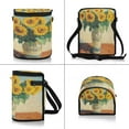 thumbnail image 2 of Qxltty Sunflower Potted Plant Car Trash Can with Lid Vehicle Backseat Hanging Leak Proof Storage Bin, 2 of 7