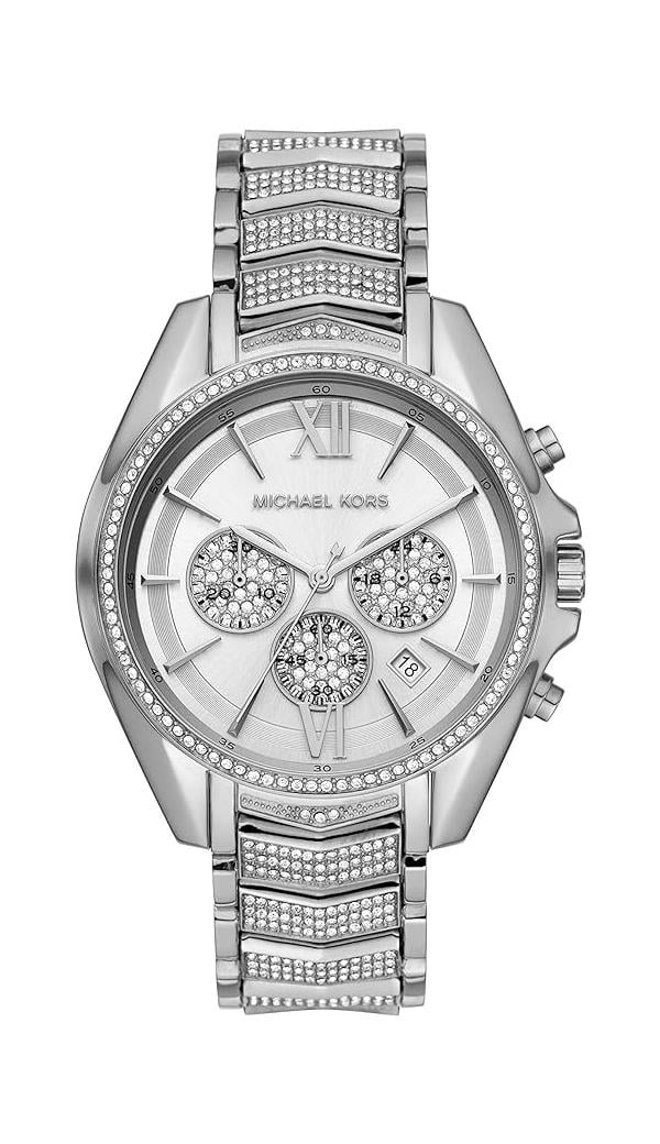 Michael Kors Women s Wren Chronograph Crystal Pave Watch MK6317 Walmart